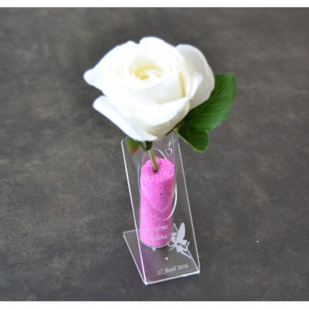 Soliflore en plexiglas personnalisés