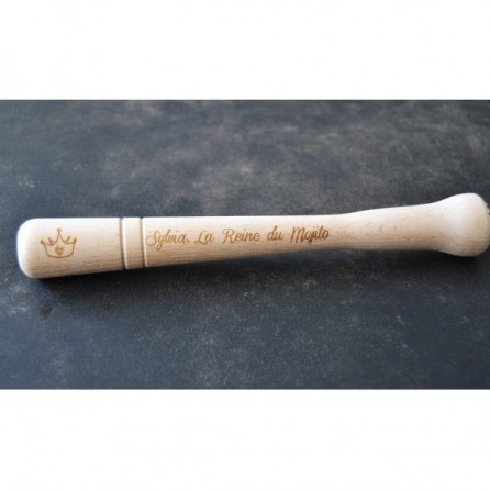 Pilon à Cocktails en bois personnalisé