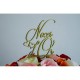 Topper gâteau Mariage, Baptême, Anniversaire