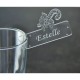 Marque-place en plexiglas pour verre