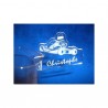 Marque-place en plexiglas pour table - Karting